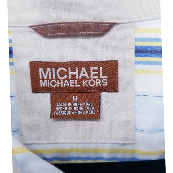 Michael Michael kors button down dress shirt SZ M - Picture 2 of 8